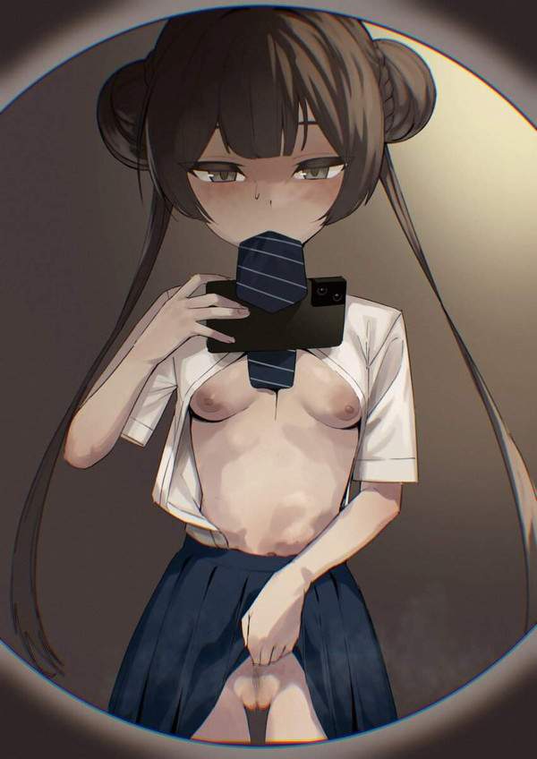 【SNSの功罪】マン毛自撮りする制服JK達の二次エロ画像像【15枚目】