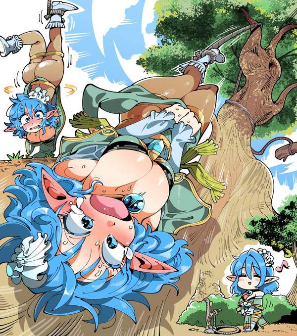 【全国狩猟禁止の日】罠に引っ掛かった女子達の二次エロ画像像【12枚目】