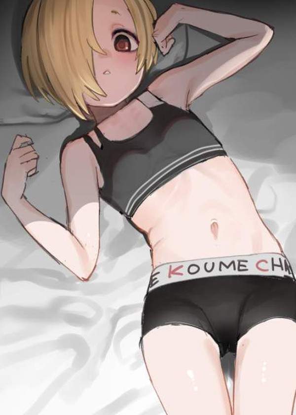 【運動神経良さそう】スレンダー体型スポブラ＆ショーツ女子の二次エロ画像【11枚目】