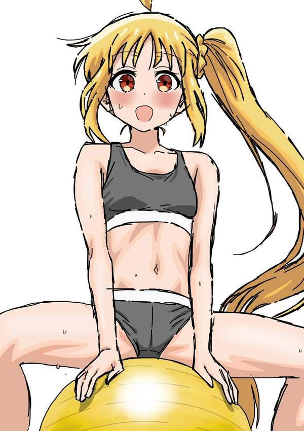 【運動神経良さそう】スレンダー体型スポブラ＆ショーツ女子の二次エロ画像【19枚目】