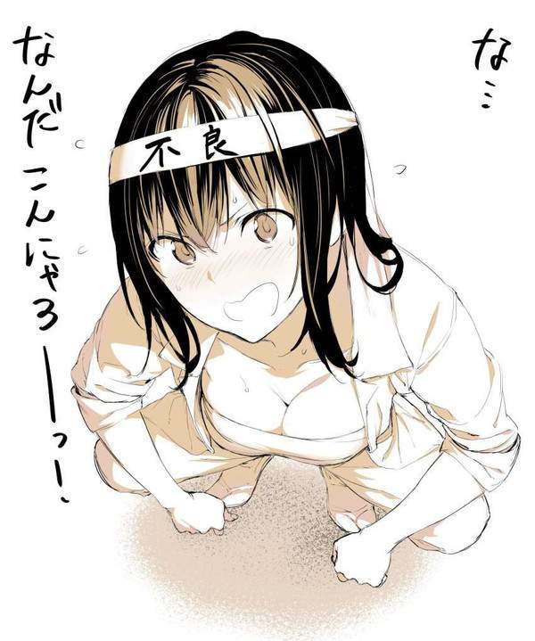 【年少系】サラシがブラジャー代わりな女ヤンキー達の二次エロ画像【悪美野式】【40枚目】