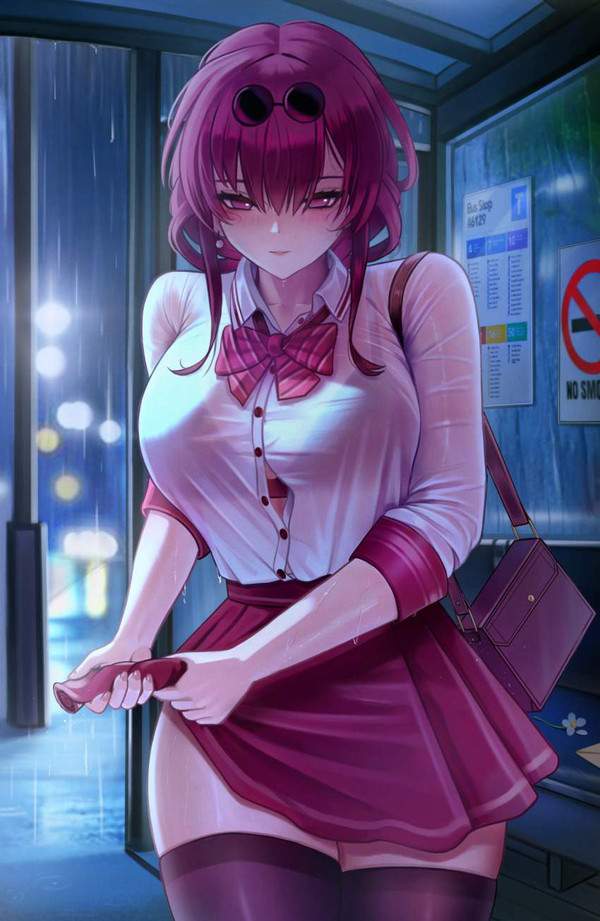 【雨水】雨に濡れた女子達の二次エロ画像【20枚目】