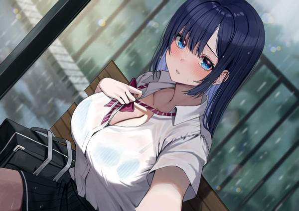 【雨水】雨に濡れた女子達の二次エロ画像【29枚目】