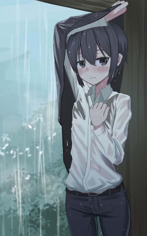 【雨水】雨に濡れた女子達の二次エロ画像【31枚目】