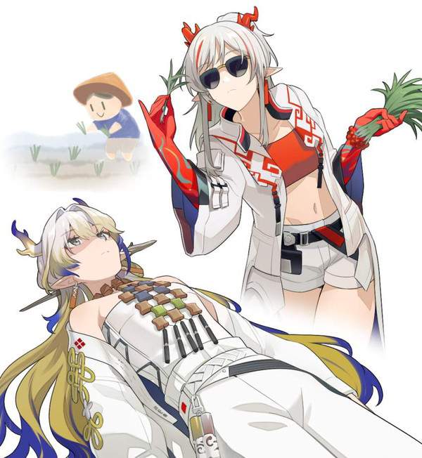 【食糧管理法公布記念日】田植えする女子達の二次エロ画像【30枚目】