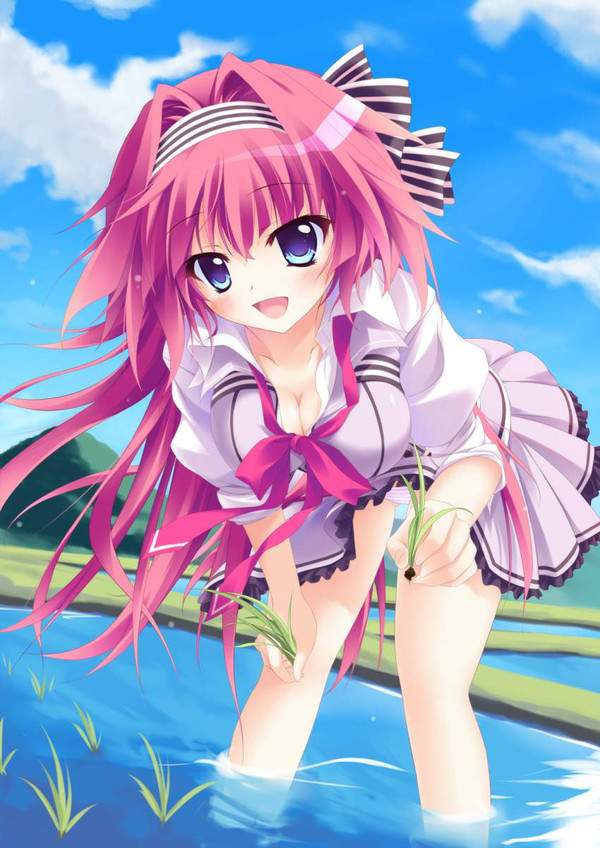 【食糧管理法公布記念日】田植えする女子達の二次エロ画像【38枚目】