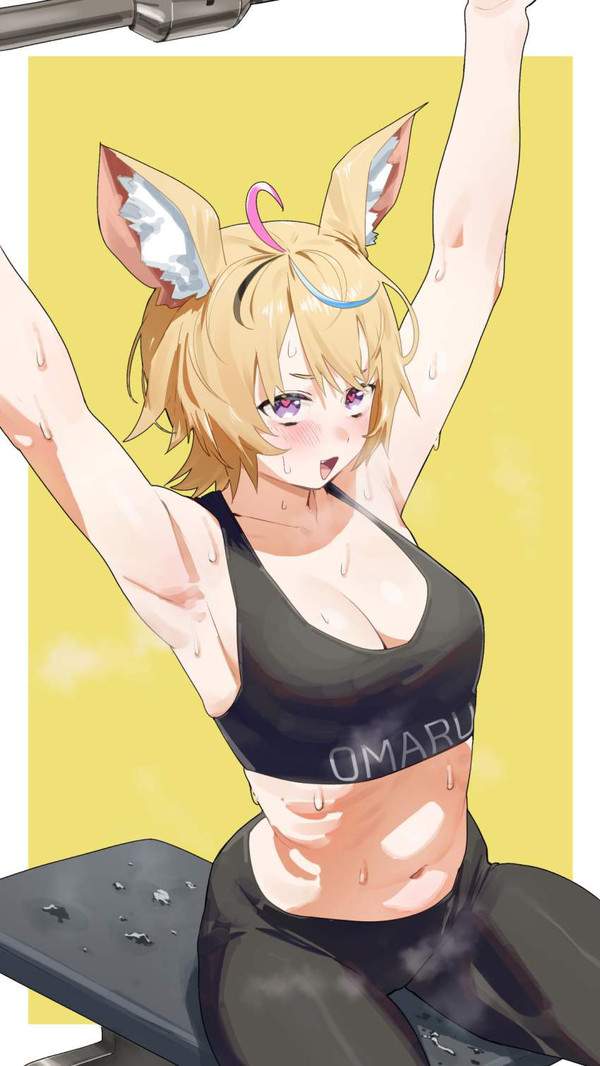 【吸いたい】汗だくフィットネス女子達の二次エロ画像【嗅ぎたい】【11枚目】