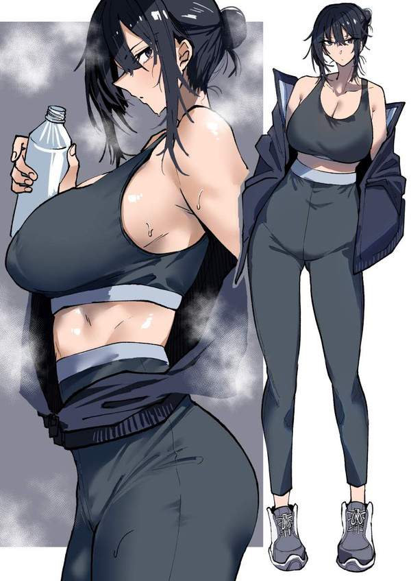 【吸いたい】汗だくフィットネス女子達の二次エロ画像【嗅ぎたい】【20枚目】