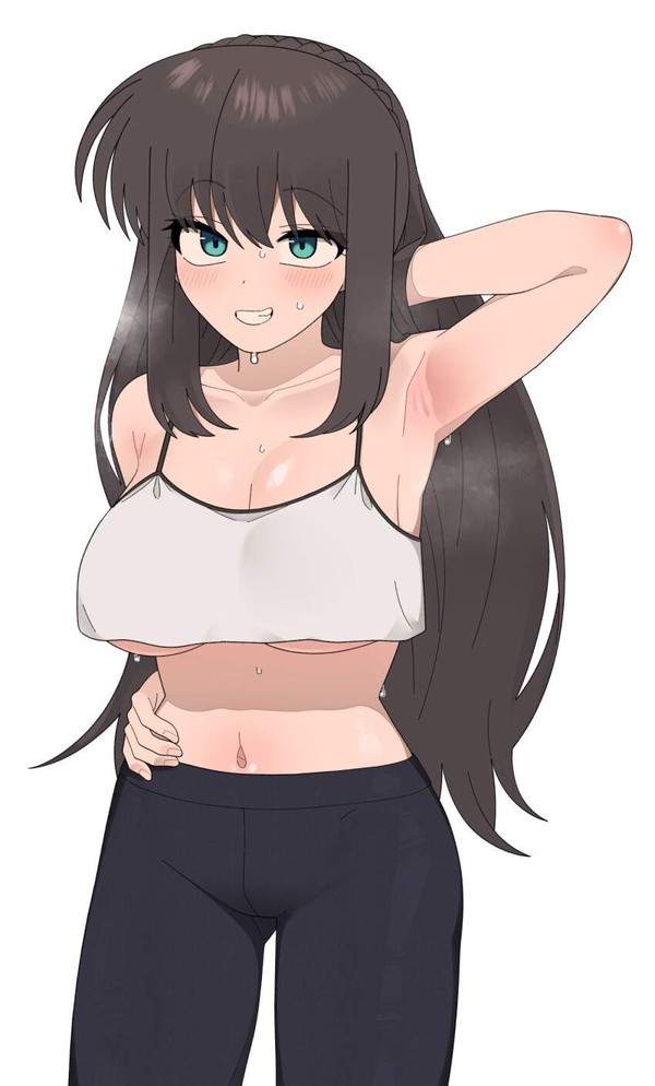 【吸いたい】汗だくフィットネス女子達の二次エロ画像【嗅ぎたい】【22枚目】