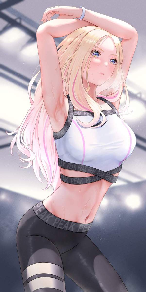 【吸いたい】汗だくフィットネス女子達の二次エロ画像【嗅ぎたい】【38枚目】