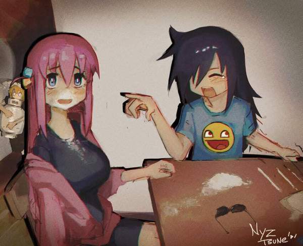 【富士山の日】コカ〇ンを吸引してる女子達の二次エロ画像【2枚目】