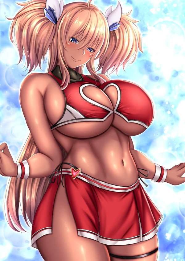 ノーブラチアリーダーの二次エロ画像【5枚目】