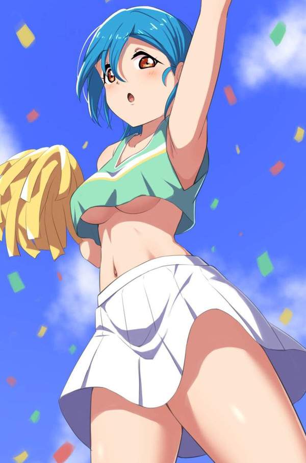 ノーブラチアリーダーの二次エロ画像【13枚目】