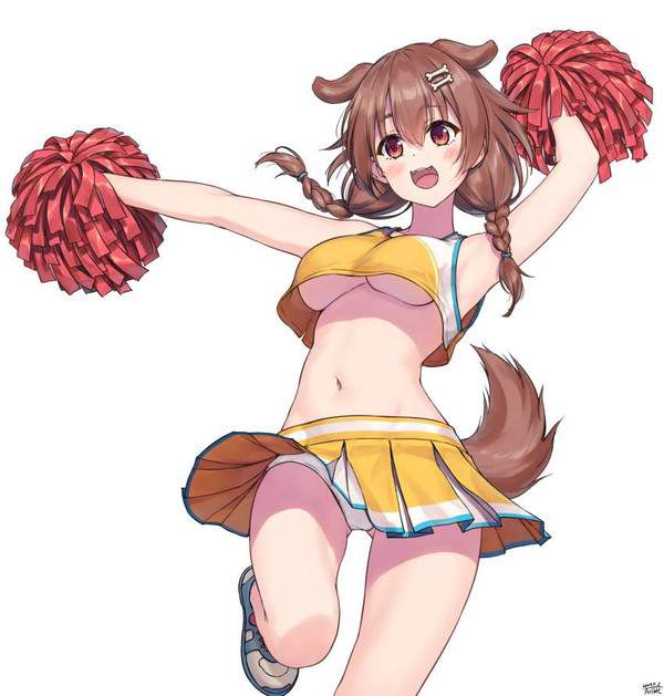 ノーブラチアリーダーの二次エロ画像【18枚目】