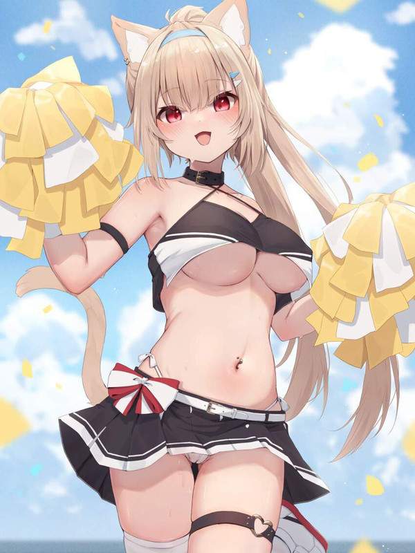 ノーブラチアリーダーの二次エロ画像【33枚目】