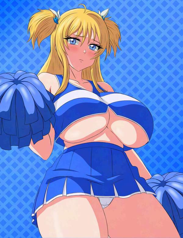 ノーブラチアリーダーの二次エロ画像【35枚目】