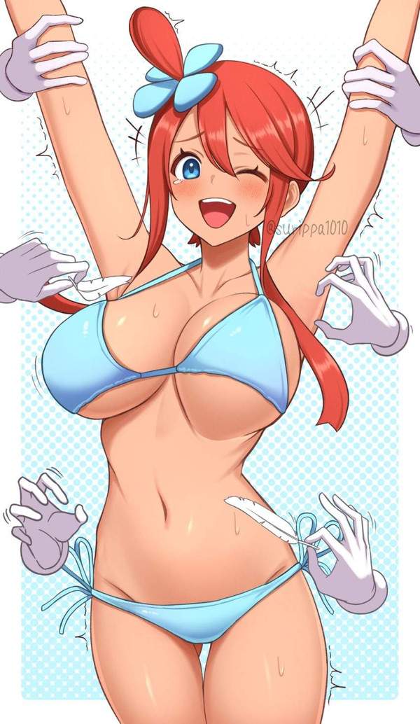 【Pokémon Day】ポケモンシリーズ女性キャラのワキを愛でる二次エロ画像【33枚目】