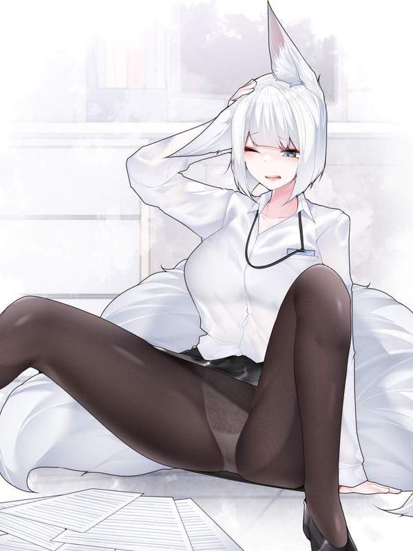 【日常系】職場で見る同僚女性のパンチラって良いよね！って二次エロ画像【26枚目】