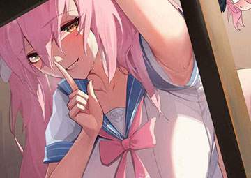 【夏が待ち遠しい】夏服ＪＫワキを愛でる二次エロ画像