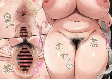 【太いウンコしそう】黒アナル女子の二次エロ画像