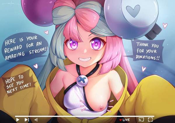 【セリフ付限定】乳首ポロリハプニングの二次エロ画像【18枚目】