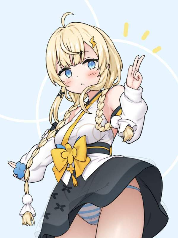 【ミニの日】ミニスカートパンチラの二次エロ画像【24枚目】