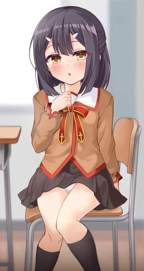 【ミニの日】ミニスカートパンチラの二次エロ画像【30枚目】