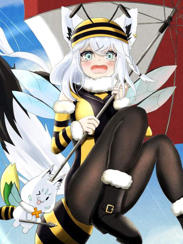 【みつばちの日】ハチのコスプレしてる女子達の二次エロ画像【14枚目】