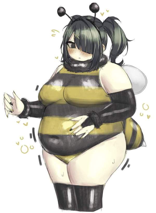【みつばちの日】ハチのコスプレしてる女子達の二次エロ画像【27枚目】