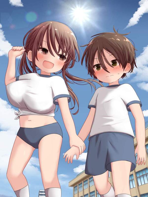 【昭和あるある】ノーブラブルマ体操着女子達の二次エロ画像【7枚目】