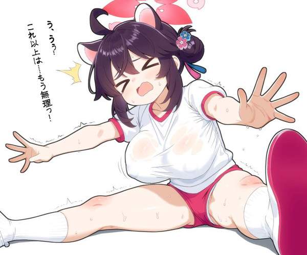 【昭和あるある】ノーブラブルマ体操着女子達の二次エロ画像【11枚目】