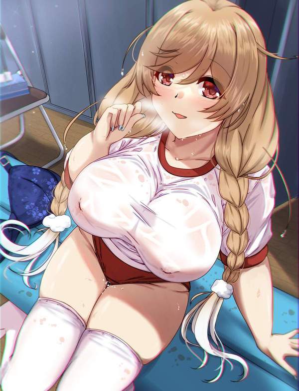 【昭和あるある】ノーブラブルマ体操着女子達の二次エロ画像【34枚目】