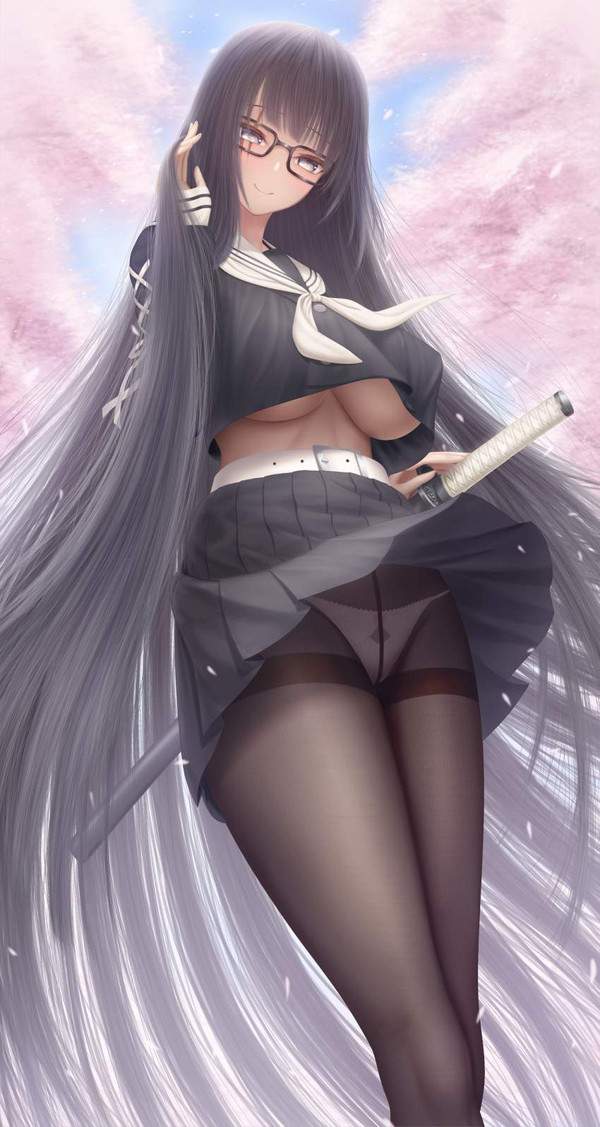 【春分の日】風パンチラしてるJK達の二次エロ画像【2枚目】