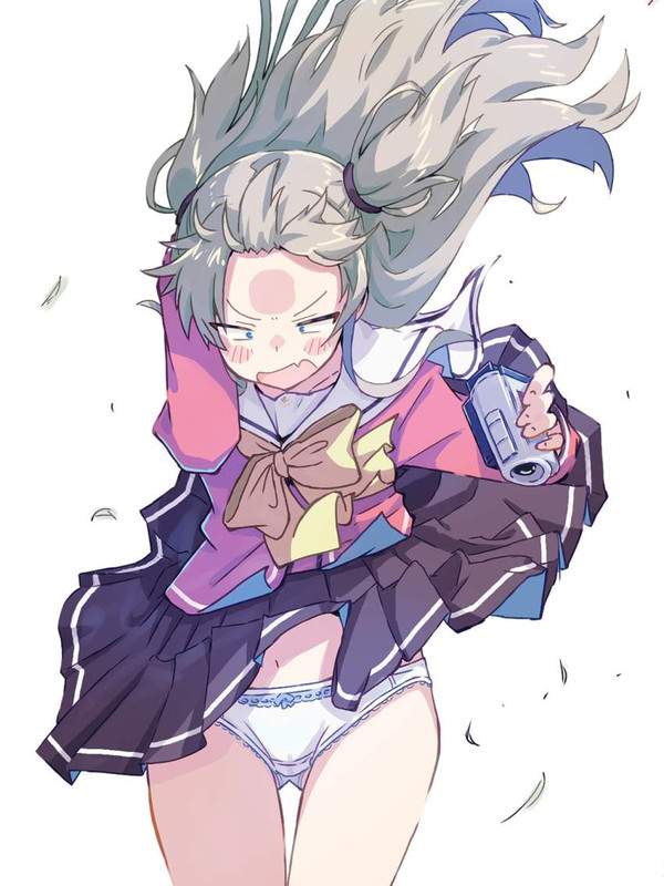 【春分の日】風パンチラしてるJK達の二次エロ画像【8枚目】