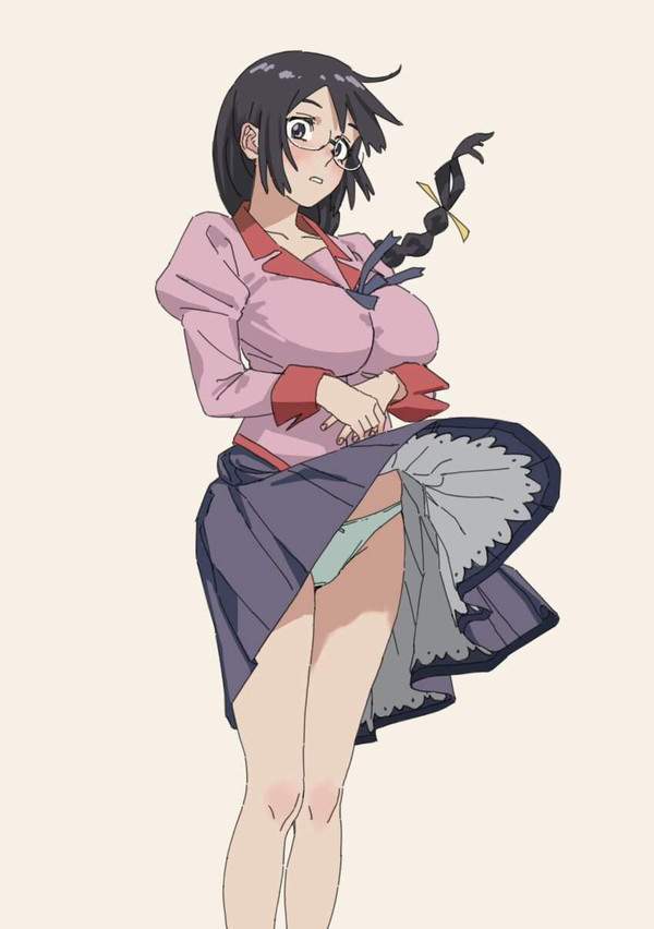 【春分の日】風パンチラしてるJK達の二次エロ画像【17枚目】