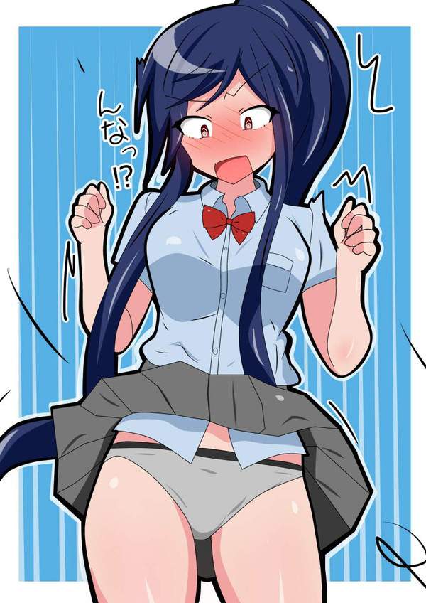 【春分の日】風パンチラしてるJK達の二次エロ画像【26枚目】