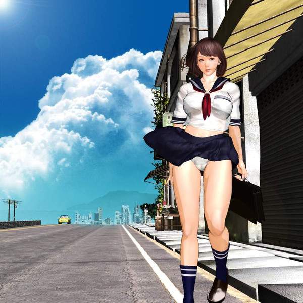 【春分の日】風パンチラしてるJK達の二次エロ画像【38枚目】