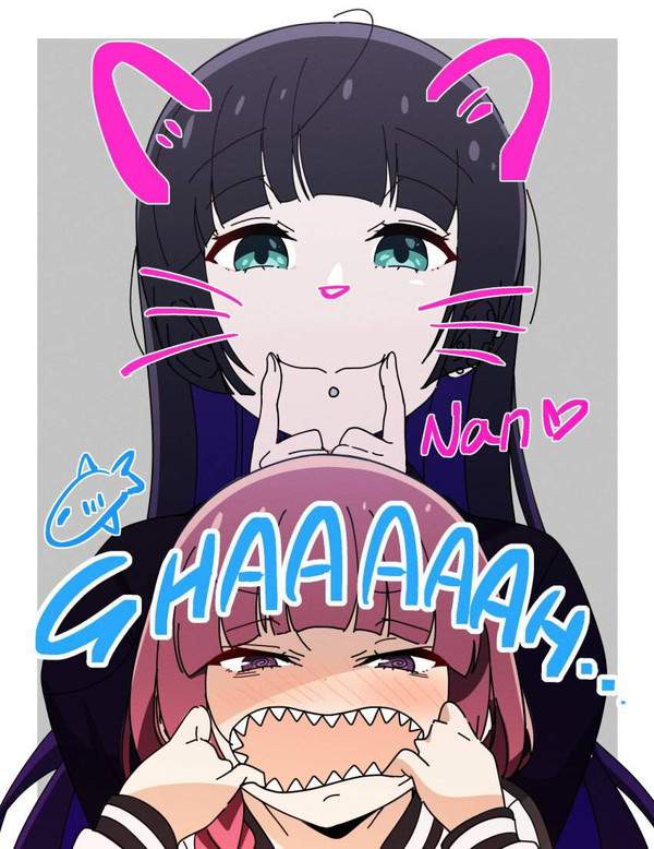 【プリの日】プリクラ撮ってる女子達の二次エロ画像【6枚目】