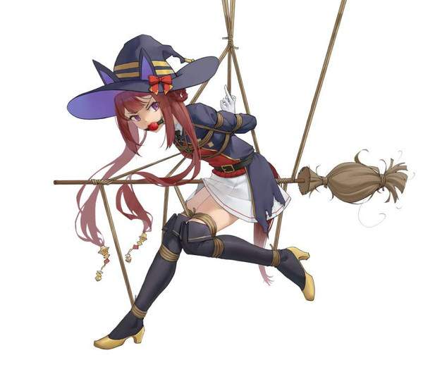 【私はべんきです。】マゾな魔女の二次エロ画像【8枚目】