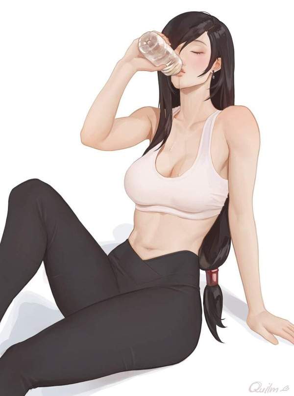 【世界水の日】ペットボトルの水を飲む女子達の二次エロ画像【6枚目】