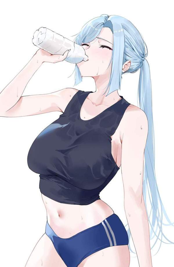 【世界水の日】ペットボトルの水を飲む女子達の二次エロ画像【14枚目】