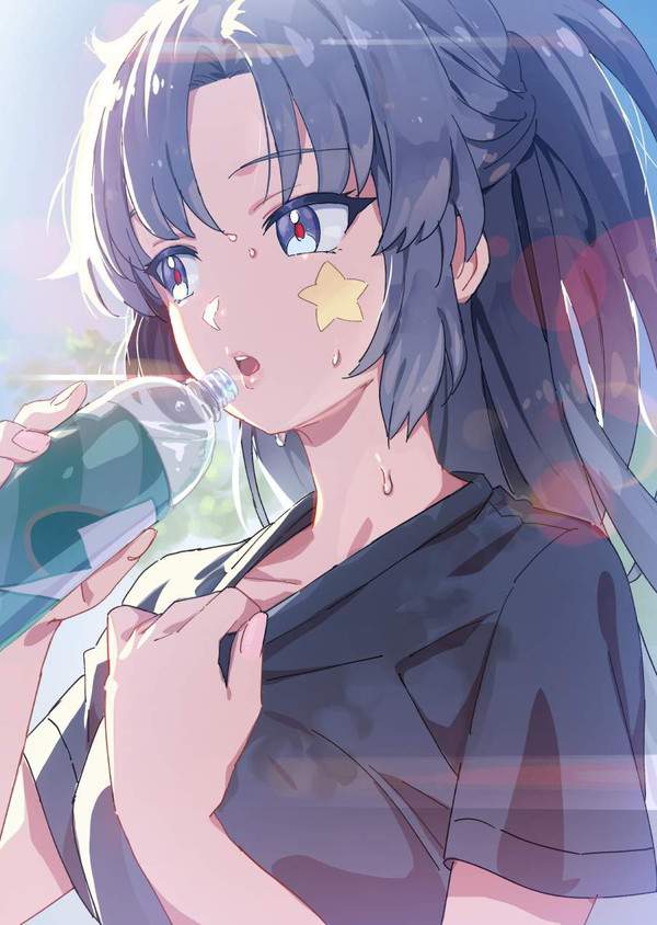 【世界水の日】ペットボトルの水を飲む女子達の二次エロ画像【22枚目】