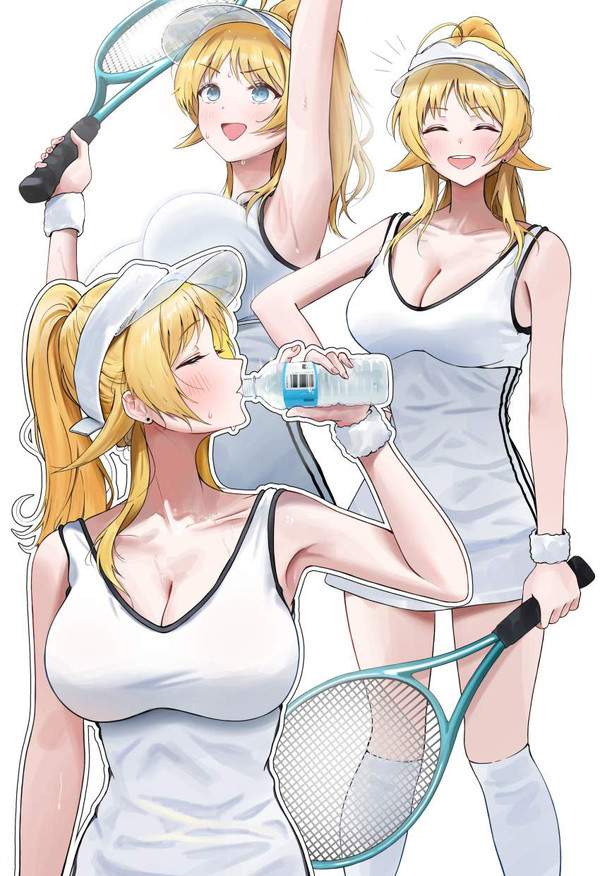 【世界水の日】ペットボトルの水を飲む女子達の二次エロ画像【24枚目】