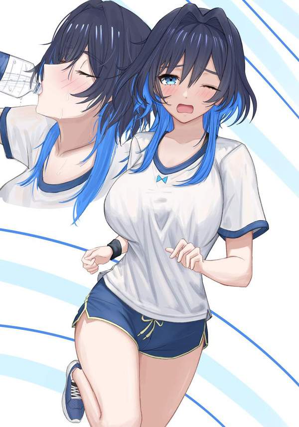 【世界水の日】ペットボトルの水を飲む女子達の二次エロ画像【25枚目】