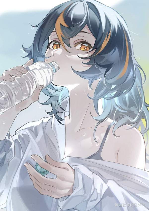 【世界水の日】ペットボトルの水を飲む女子達の二次エロ画像【38枚目】