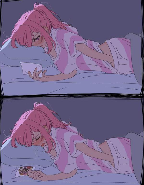 【ご自愛の日】ベッドでオナニーする女子達の二次エロ画像【22枚目】