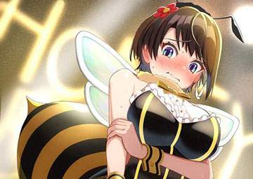 【みつばちの日】ハチのコスプレしてる女子達の二次エロ画像