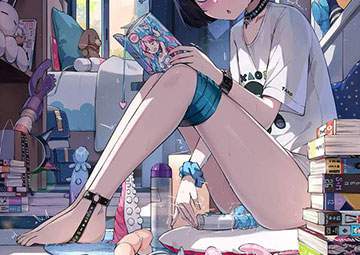 【漫画週刊誌の日】マンガ読んでる女子達の二次エロ画像