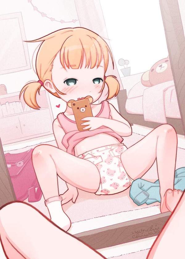 【山菜の日】オムツ着けて過ごしてる女子達の二次エロ画像【34枚目】