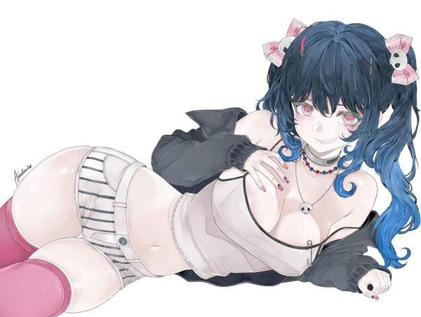 【本日から青切符導入】自転車パンチラ女子の二次エロ画像【24枚目】